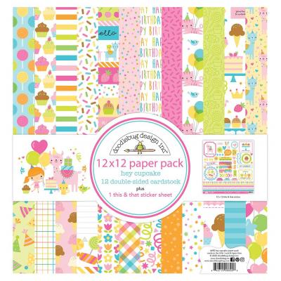 Doodlebug Hey Cupcake - Paper Pack